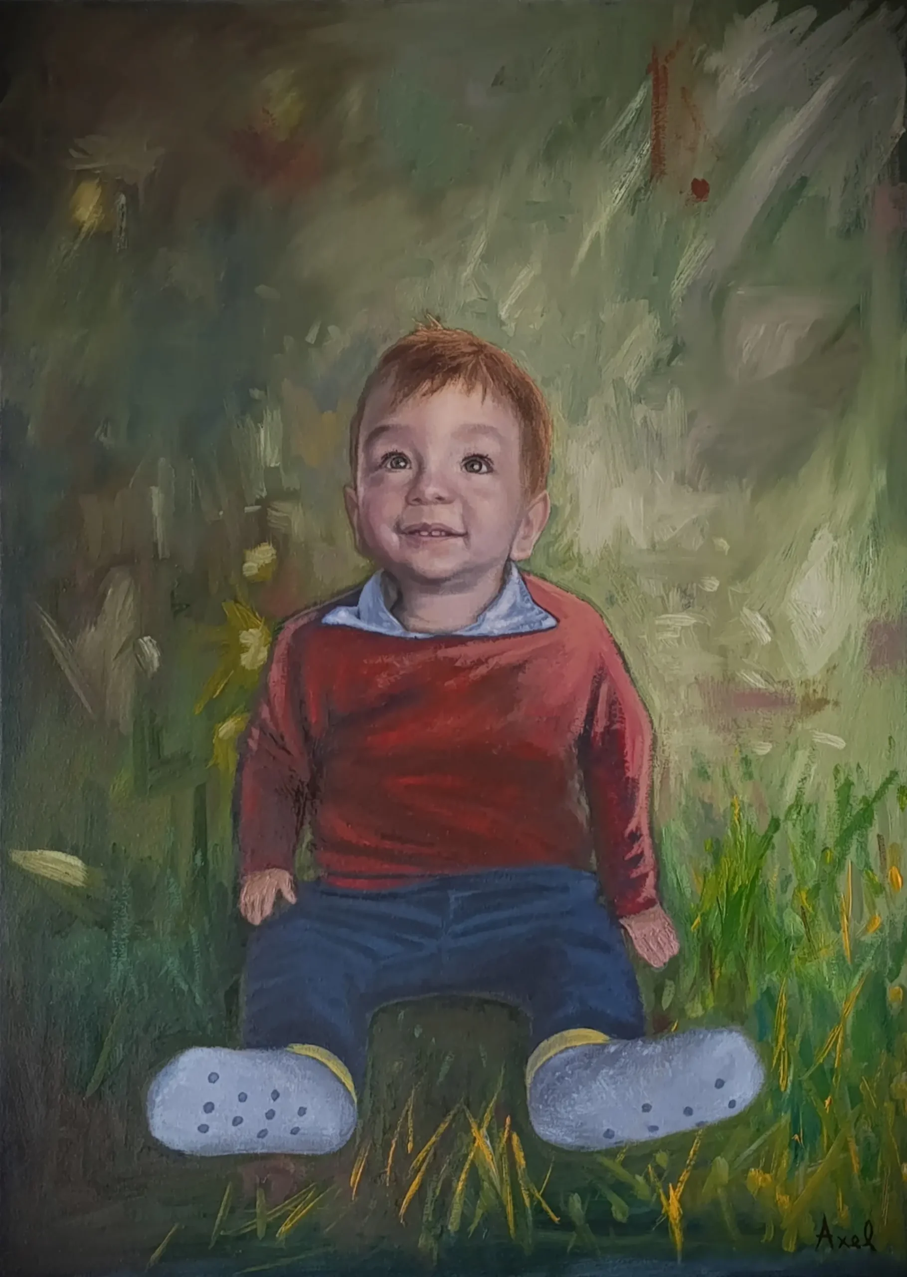 Innocence Oil Portrait