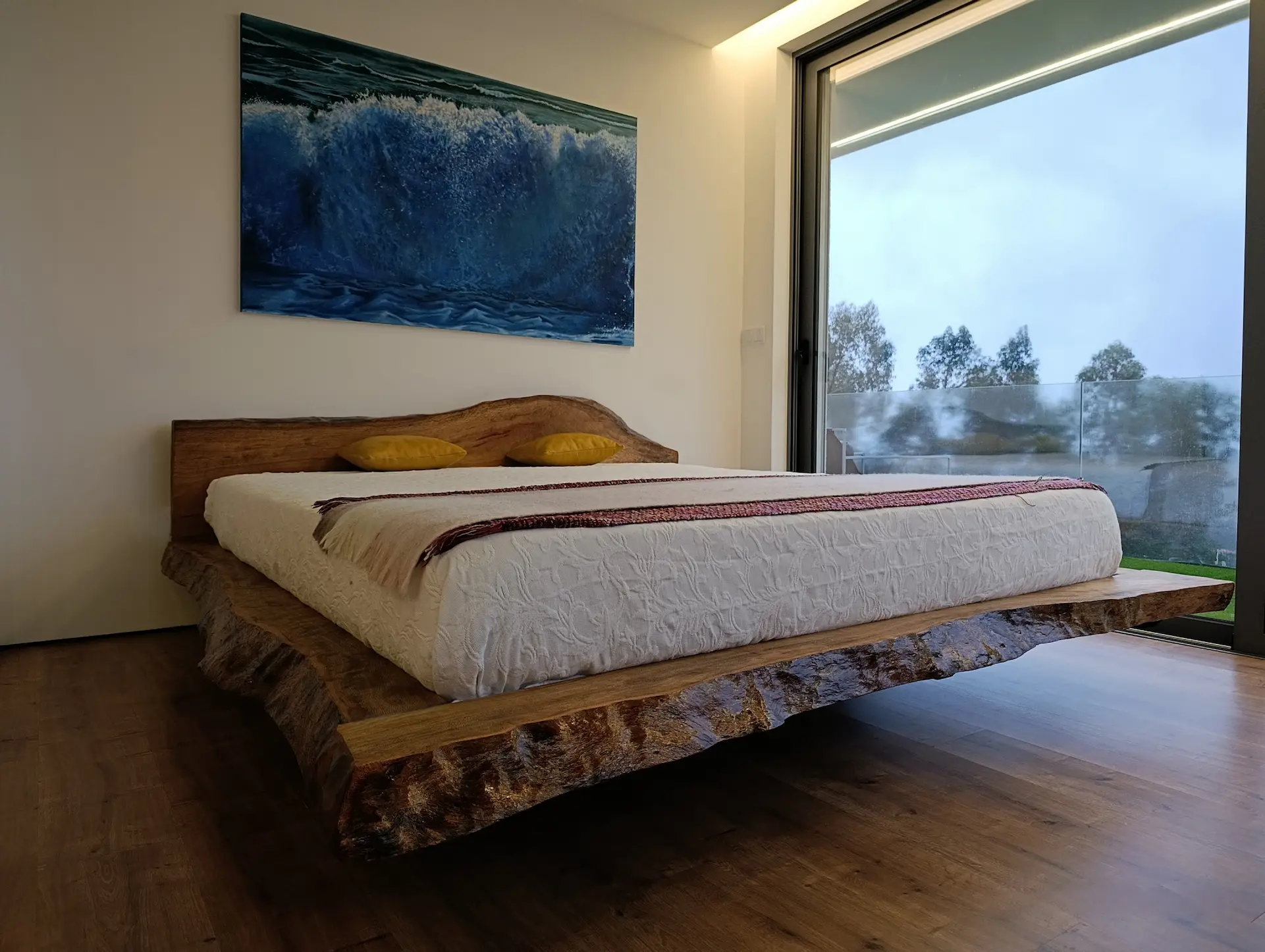 Premium Live Edge Timber Craftsmanship Detail