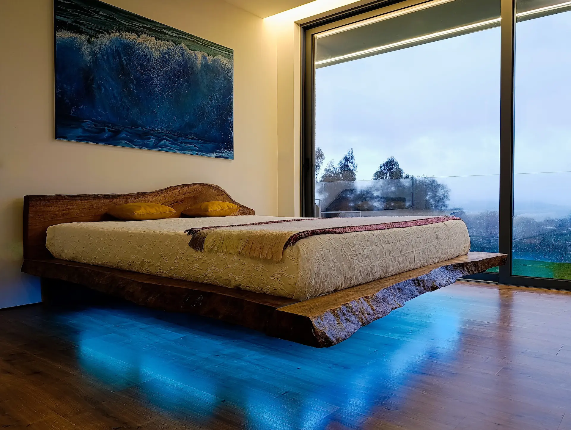 Bespoke Floating Bed Structural Architecture